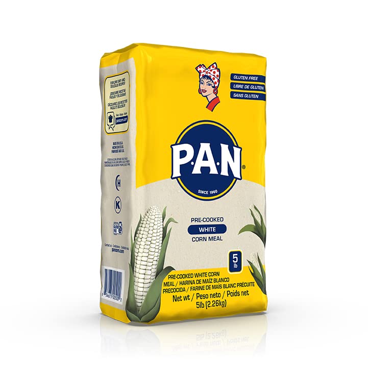Buy P.A.N. White Corn Meal Precooked Gluten Free and Kosher Flour