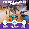 Outward Hound by Nina Ottosson Tower of Treats Level 4 Expert Dog Treat Puzzle for Enrichment, Orange