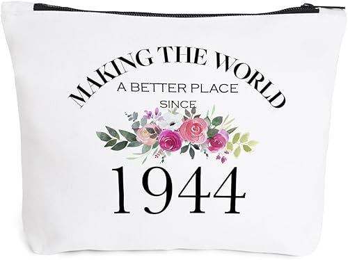 Miniatura 1 de Regalos de cumpleaños número 80 para mujeres mamá abuela tía mejor amiga profesora jefe colega Fokongna compañera de trabajo haciendo el mundo desde