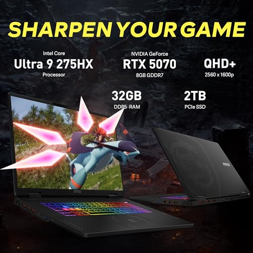 MSI Titan 18 HX gaming laptop