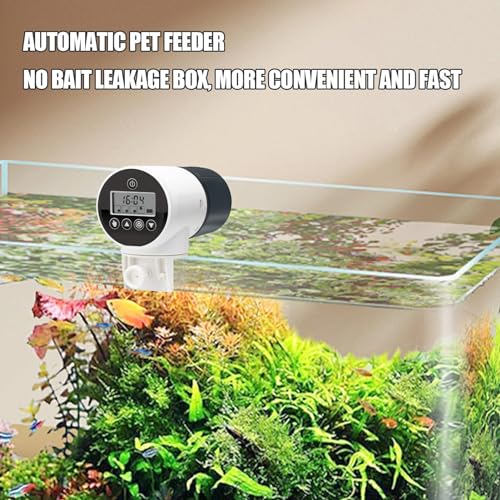 Aquarium Automatic Fish Feeder, Electric Aquarium Feeder With Smart Timer, Smart Dispenser For Fish Tank,Fish Tank Food Feeder With 200ML Feed Box, Fish Food Dispenser For Small Tank - Image 4