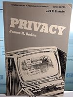 Privacy: Right or privilege? B0006CURNW Book Cover