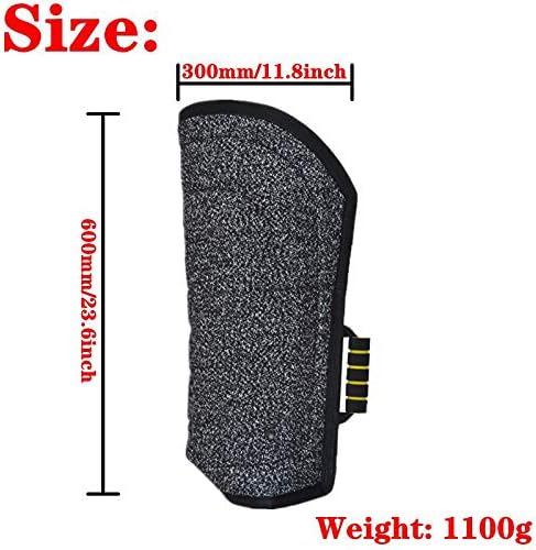 JINXING Tear-Resistant Fabric Dog Training bite Sleeve (Black)