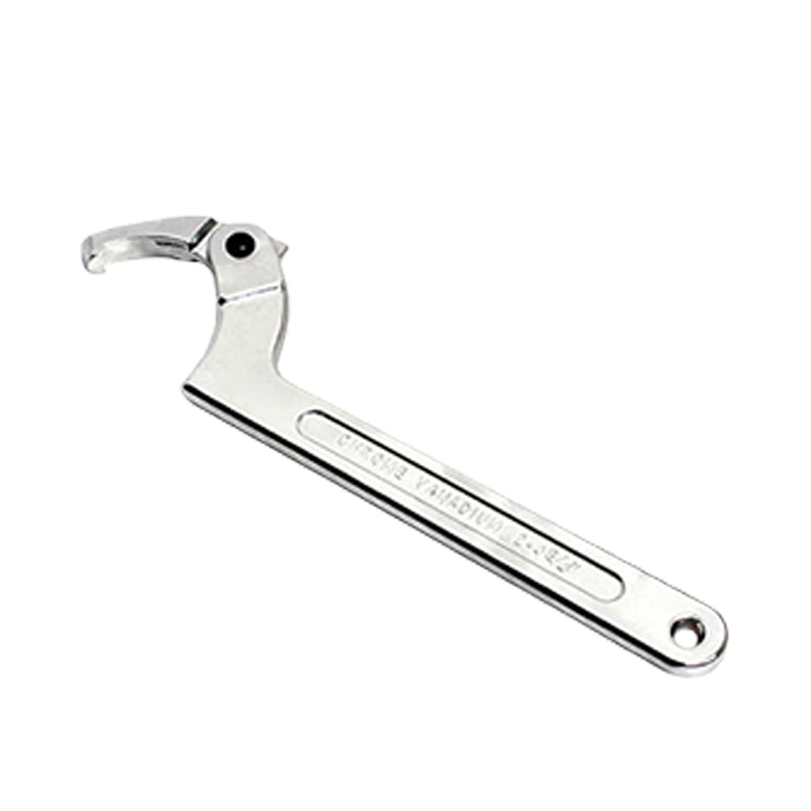 Oxxggkao Square Head Effective Steel Water Meter Tool Including Square/Round End Adjustable Hook Wrench For Tight Areas Spanner Water Meter