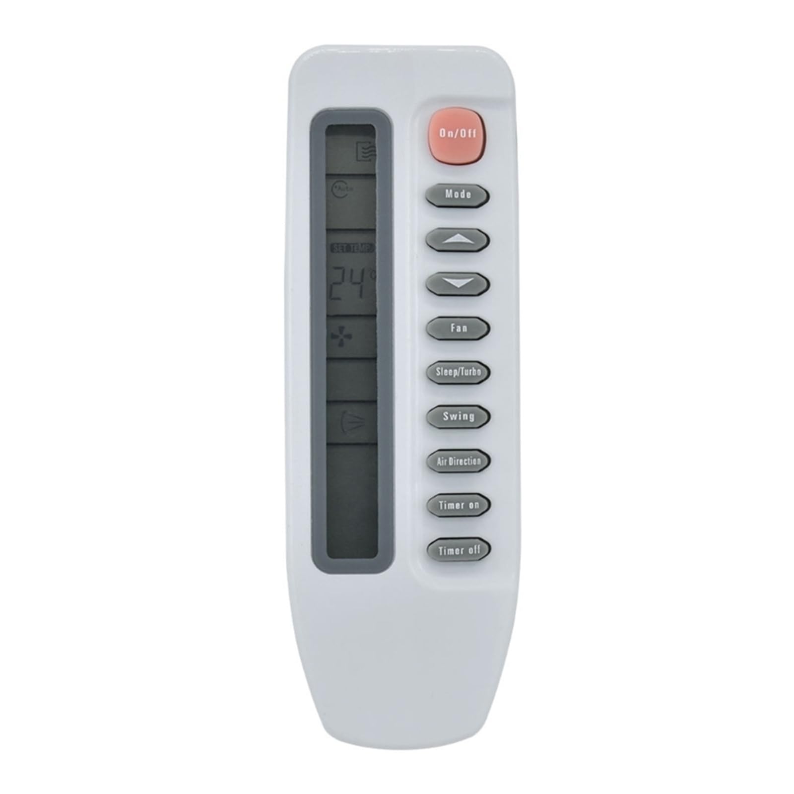 Télécommande climatiseur Midea Komeco Tornado Comfee avec LED R06/BGCE