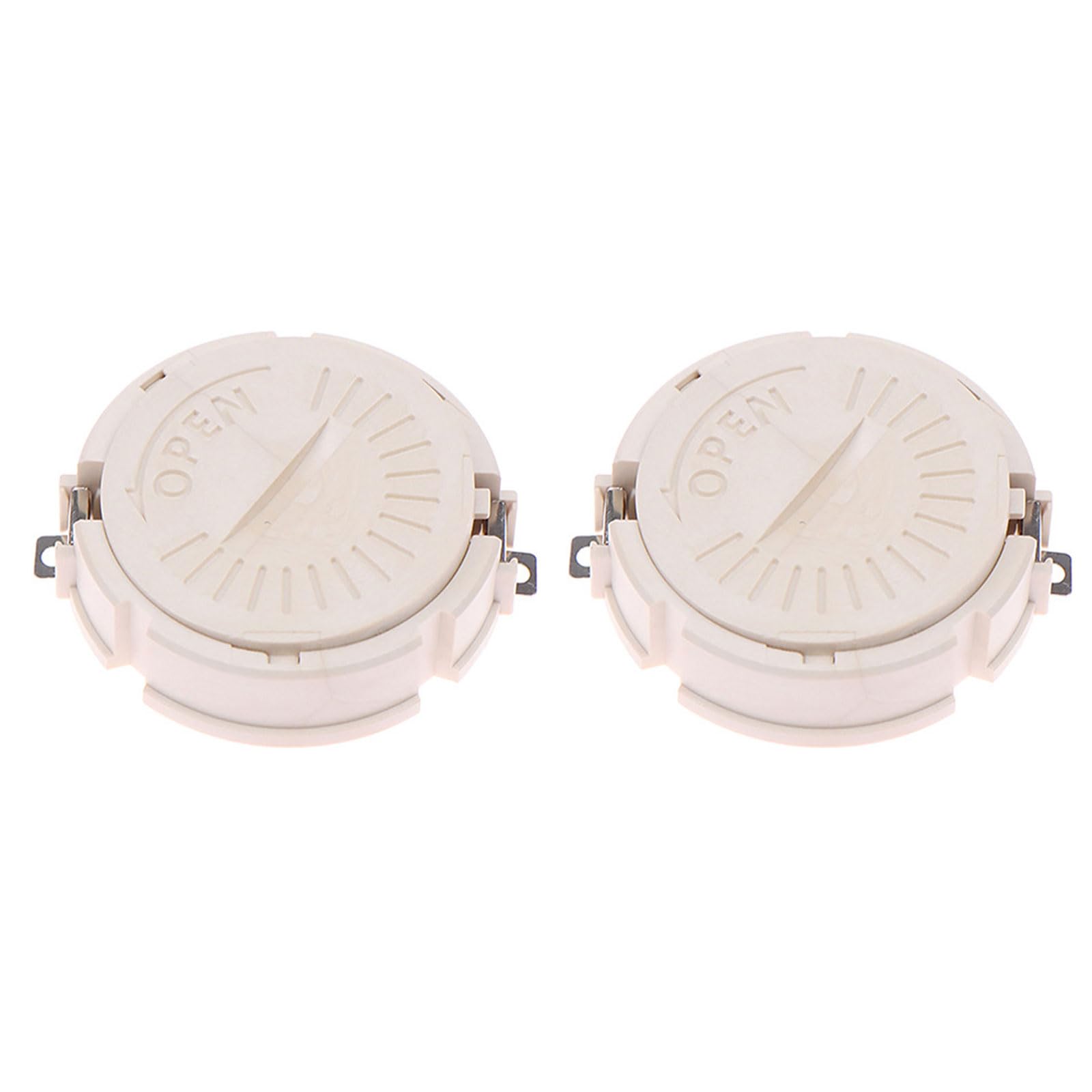 Osniyaw 2 Pack Temperature Resistant Cr2450 Battery Socket With Cover Coin Cell Holder Container Universally
