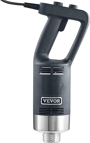 Miniatura 10 de VEVOR Batidora de inmersión comercial, 750 W 20 pulgadas, mezclador de mano resistente, mezclador de barra de cocina de velocidad variable con hoja