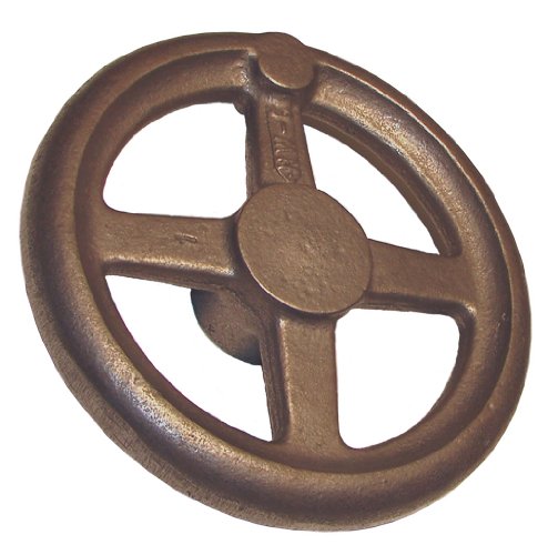 Morton HW-6 Cast Iron Straight Hand Wheel, 6" Diameter