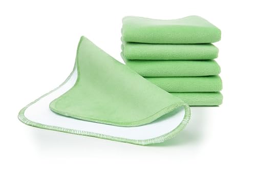 Botones de terciopelo toallitas para bebé - 6 unidades