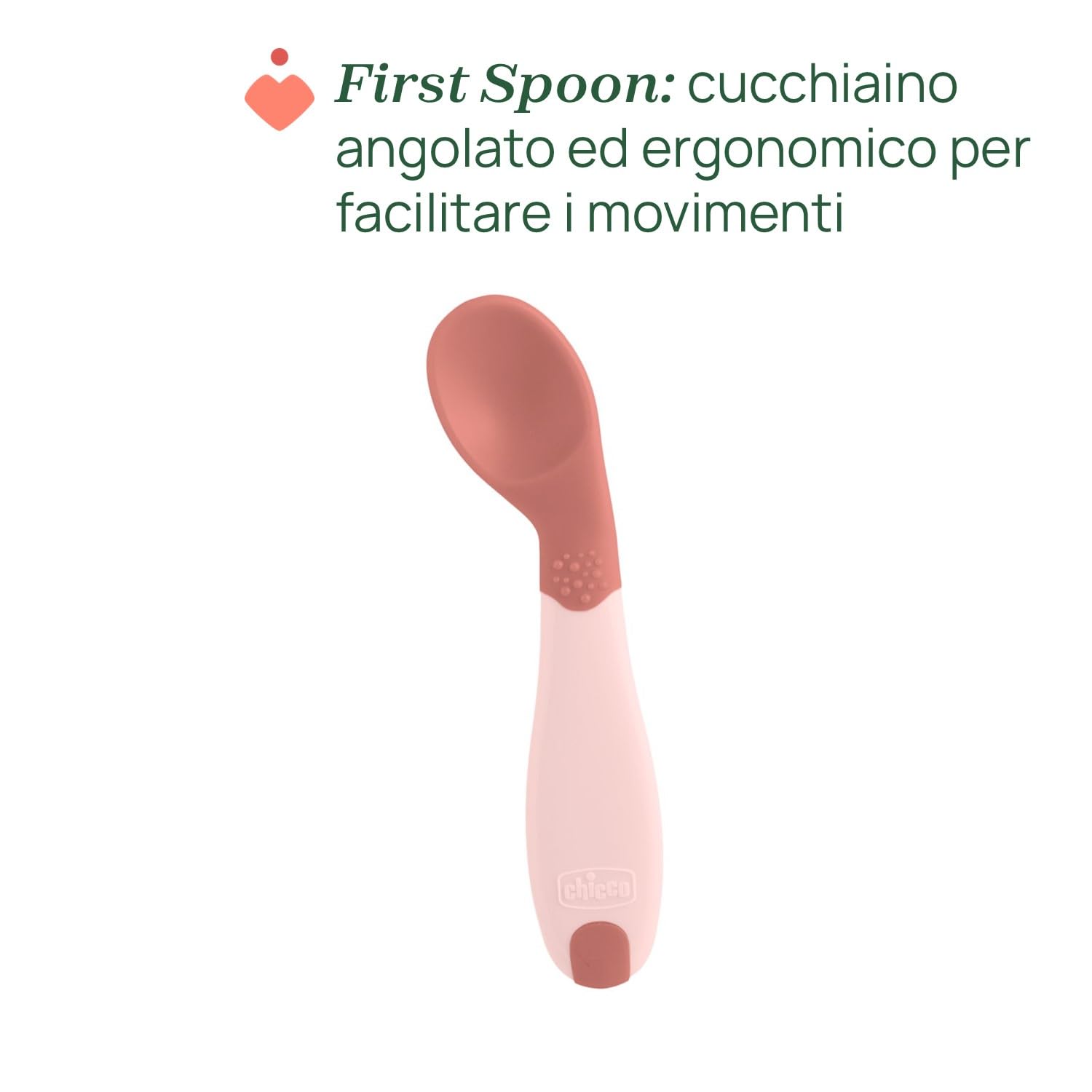 Chicco Set Pappa Completo 6 Mesi+, Tazza Training Cup, Primo Cucchiaio e Piatto Pappa Calda, Kit Svezzamento Antiscivolo, 0% BPA, Rosa, Idea Regalo Bimba