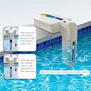 LAJBZ Automatic Pool Filler, Pool Water Level Controller - Adjustable Float Valve, No Power Needed, Prevents Water Loss & Pump Damage, Durable & Easy to Install for Pools, Spas & Fountains