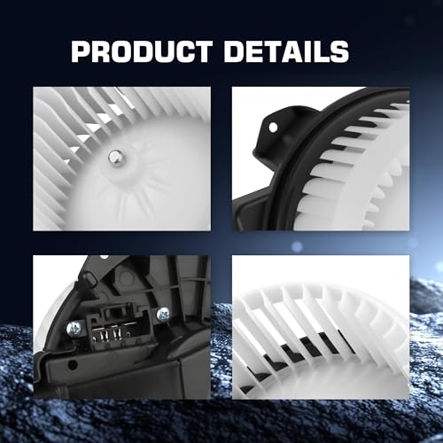 Image of 700249 AC Blower Motor with Fan Compatible with Toyota Prius Corolla 2009 2010 2011 2012 2013 2014 2015 2016 2017 HVAC Heater Blower Motor Replaces# 87103-02190, 87103-OR020, 8710302260, 87103-02210