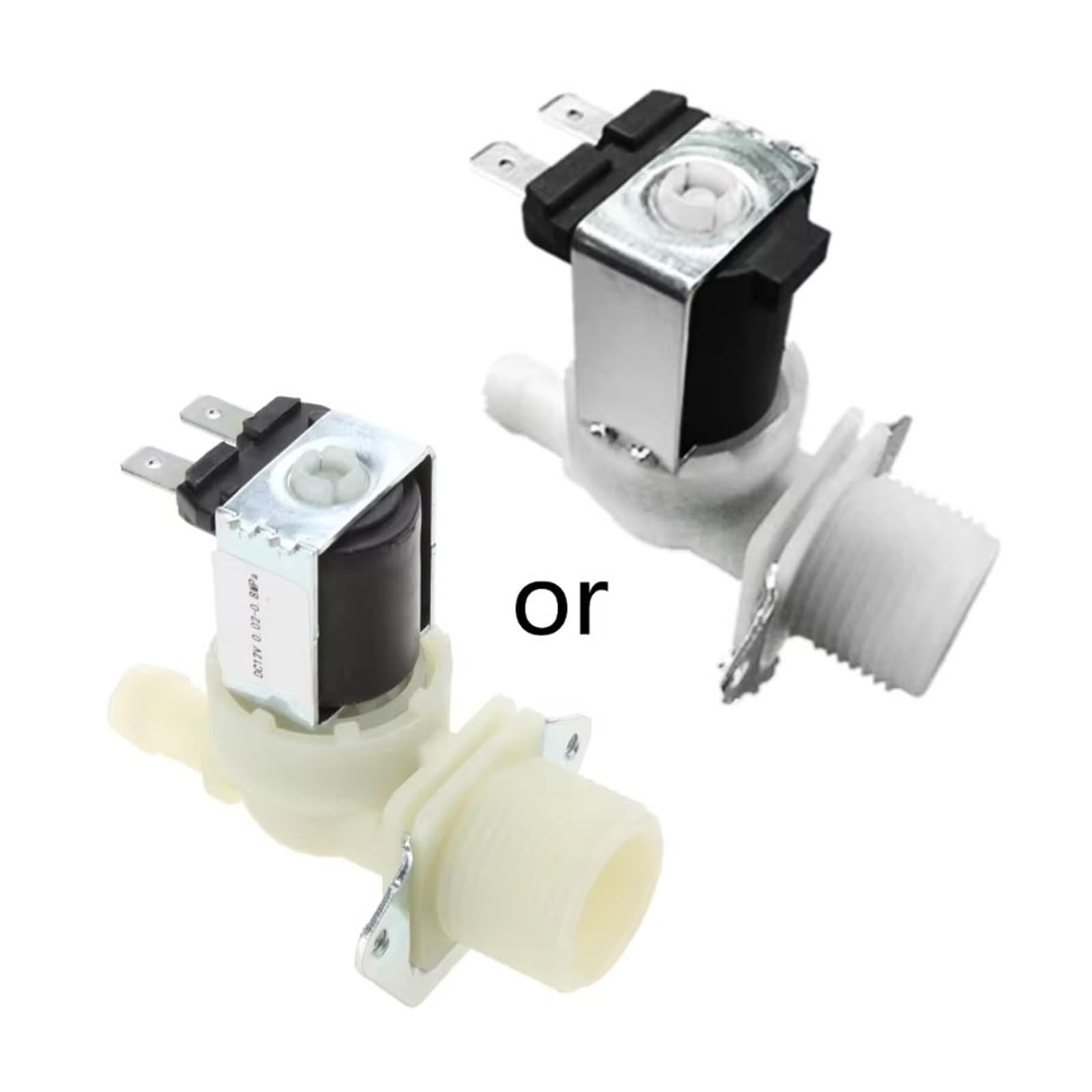 Electroválvula Válvula Solenoide Eléctrica De Entrada De Agua Universal, 220V/12V/24V, Rosca Macho De 3/4 "para Lavadora, Máquina Bebidas Válvula de admisión(24V)