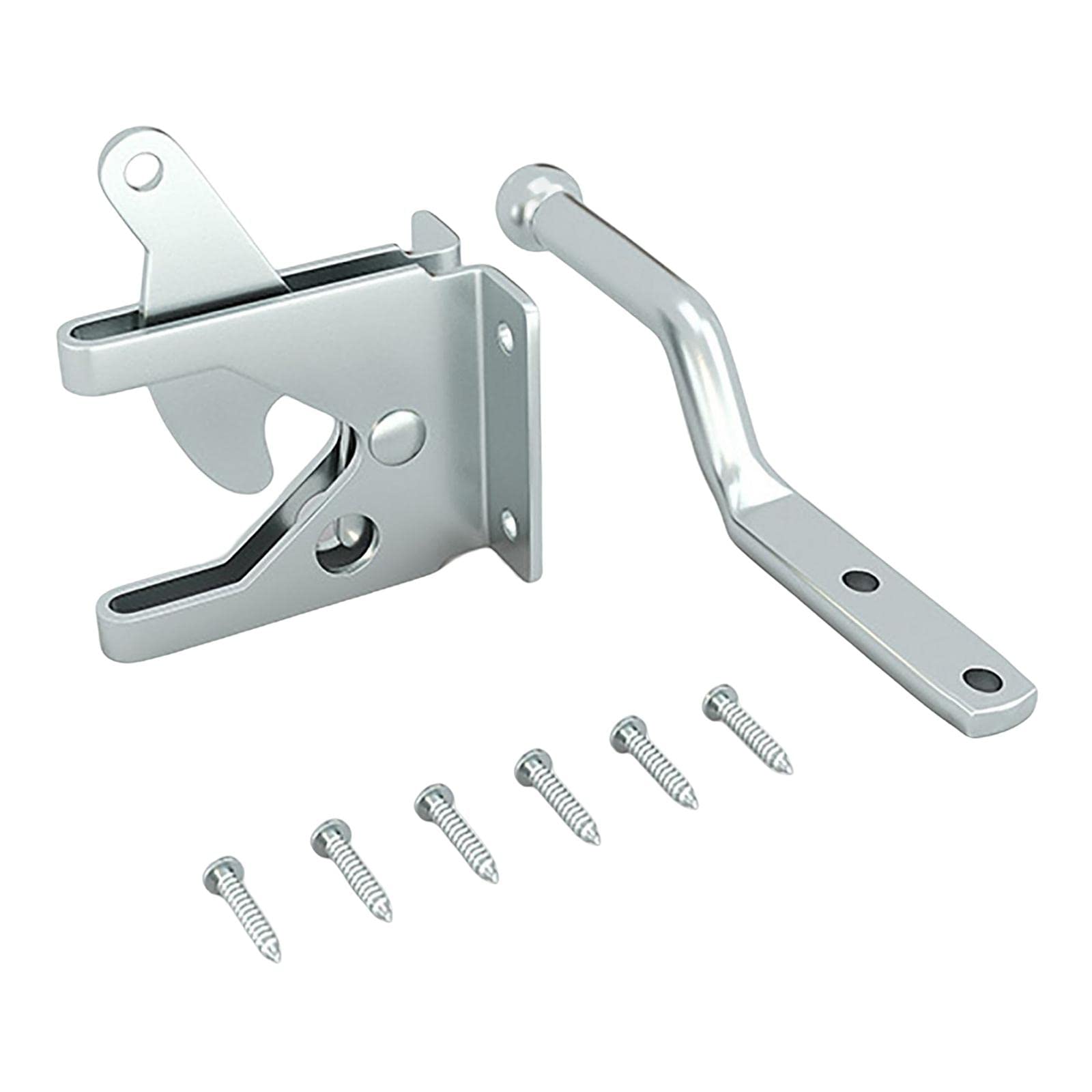 Steel Fence Lock Self Locking Gate Latch for Backyard Courtyard Garden-image-41