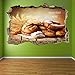 DCJ® Pegatinas de pared Vinilos decorativos de panadería, texto personalizado