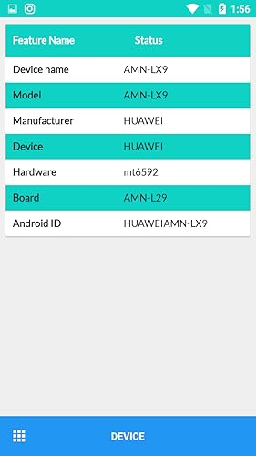 TMT Device Info