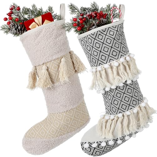 boho christmas stockings