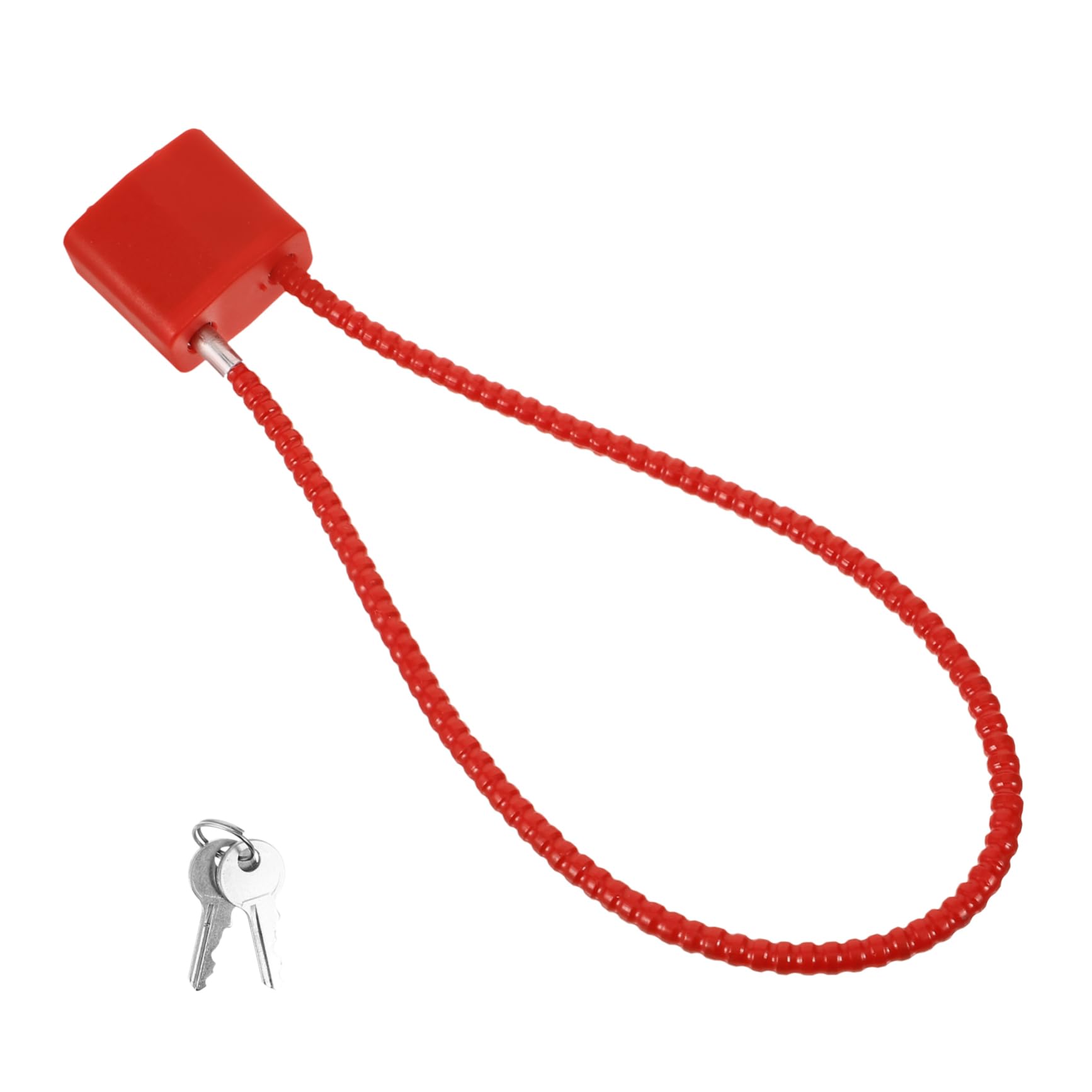 Uonlytech 5pezzi Cavo Di Sicurezza Acciaio Per Bici e Serratura Compatta e Leggera Alta Resistenza Facile Da Usare Sicurezza Garantita Per Locker e Accessori
