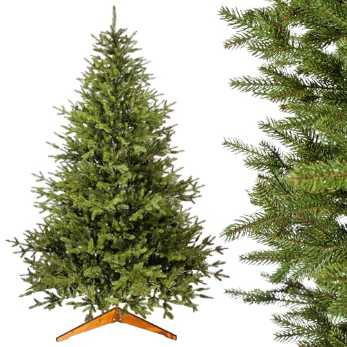 Evergreen Tree® Künstlicher Weihnachtsbaum 210 cm - 100% Spritzguss...