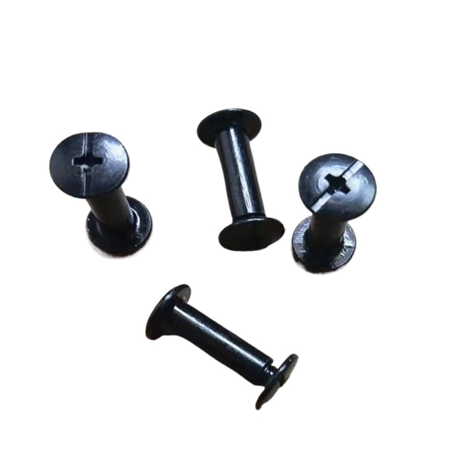 Screws Posts for Leather Rivets， Black Book Binding Screws M3 M4 4-50mm Pack Of 10(10PCS-D5(M4),35mm(L))