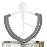 Flex Edge Beater for KitchenAid 6 QT Bowl-Lift Stand Mixers Kitchen Accessories and Attachments Paddle with Scraper for Kitchen Aid Mixer Accessories Beater Blade 6 Quart