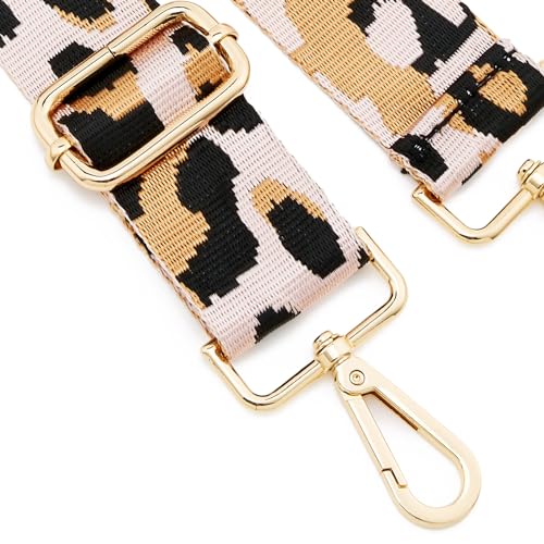Image of ZOOEASS Wide Shoulder Strap Adjustable Replacement Belt Guitar Style Crossbody Bag Handbag Strap Multicolor Canvas Straps(Wide:1.5in)(Color2)