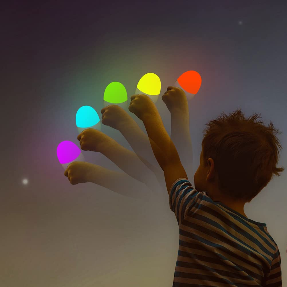 Luce notturna a LED per bambini Con maniglia, luce notturna Dimmerabile Protezione per gli occhi del bambino Luce per l'allattamento Lampada da comodino Luce notturna a uovo ricaricabile USB