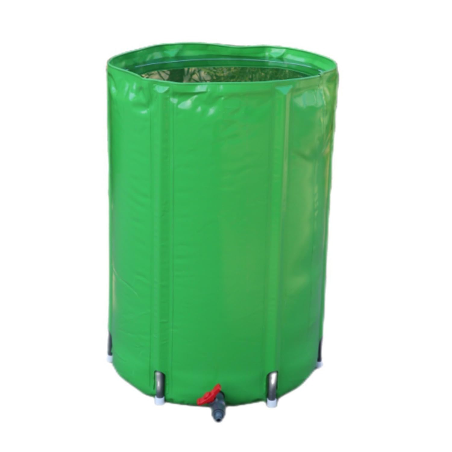 Colector de Agua de Lluvia Plegable, depósito de Agua Flexible con Grifo y Filtro, Resistente a los Rayos UV, anticorrosión, para riego de Jardines,A01,500L