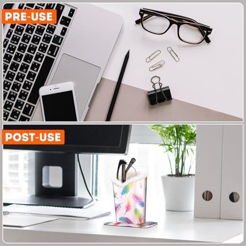 Image of Pack of 2 Plush Lined Eyeglasses Holder Stand Protective Glasses Case For Desks Or Nightstands