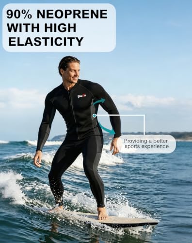 GoldFin Wetsuit Top Hombre Chaqueta de Neopreno 2MM miniatura 5