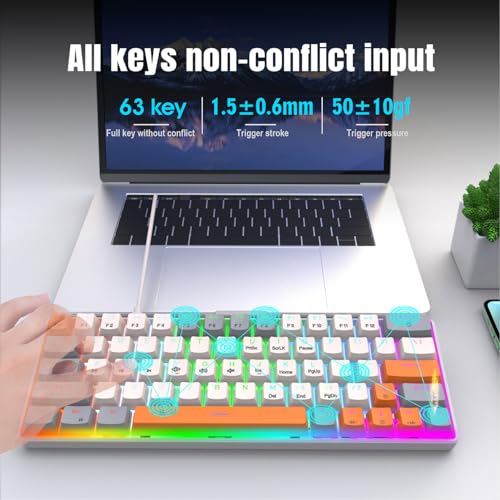 Teclado Mecánico Gamer XUMIUZIYuqh0xbig5n Cableado miniatura 5