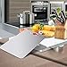Stainless Steel Fruit Cutting Board for Kitchen - FLE Vegetables Choping Board & Best Kitchen Butcher Block for Meat, Cheese, Heavy Duty Cut Boards
