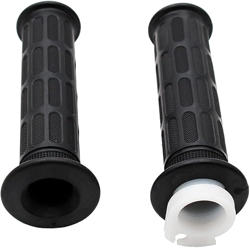 1 juego de 7/8 pulgadas de mango de acelerador de manillar de giro para motocicleta ATV Scooter