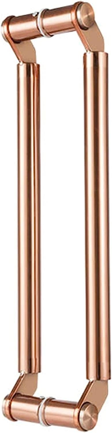 vfdaSWQQ Door handle, Heavy Duty Stainless Steel Commercial Barn for Kitchen/Bathroom,Back-to-Back Model(Rose Gold,120Cm(47.2In))