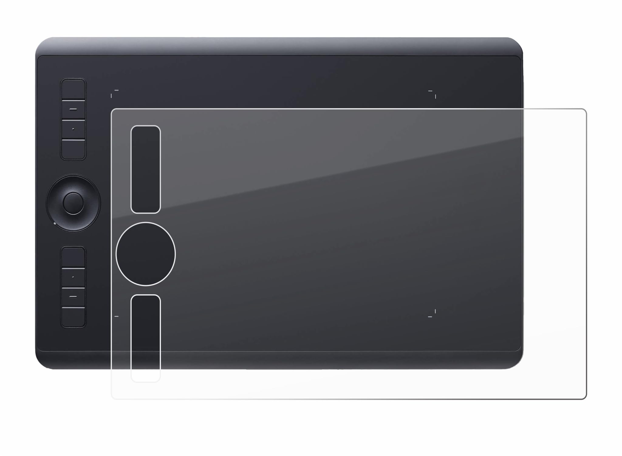 Brotect Pellicola Protettiva Vetro Ibrido AirGlass Per Wacom Intuos Pro M (2017), Durezza 9H, Antigraffio, Anti-impronta, Made In Germany - 3