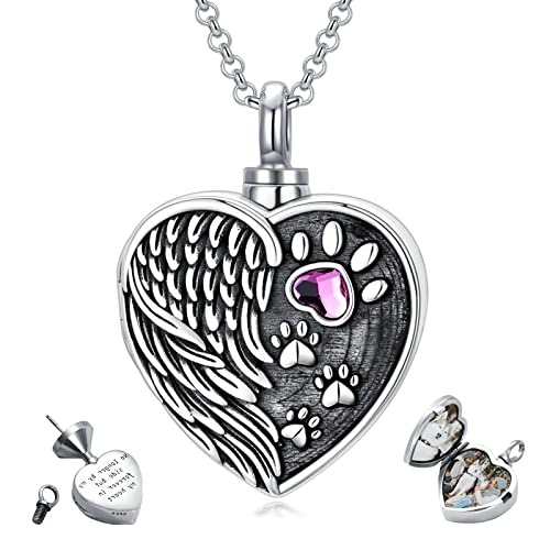 Personalized Heart Urn Locket Necklace for Ashes and Pictures 925 Sterling Silver Customized Locket Cremation Necklace for Ashes Memorial Keepsake Jewelry for Women