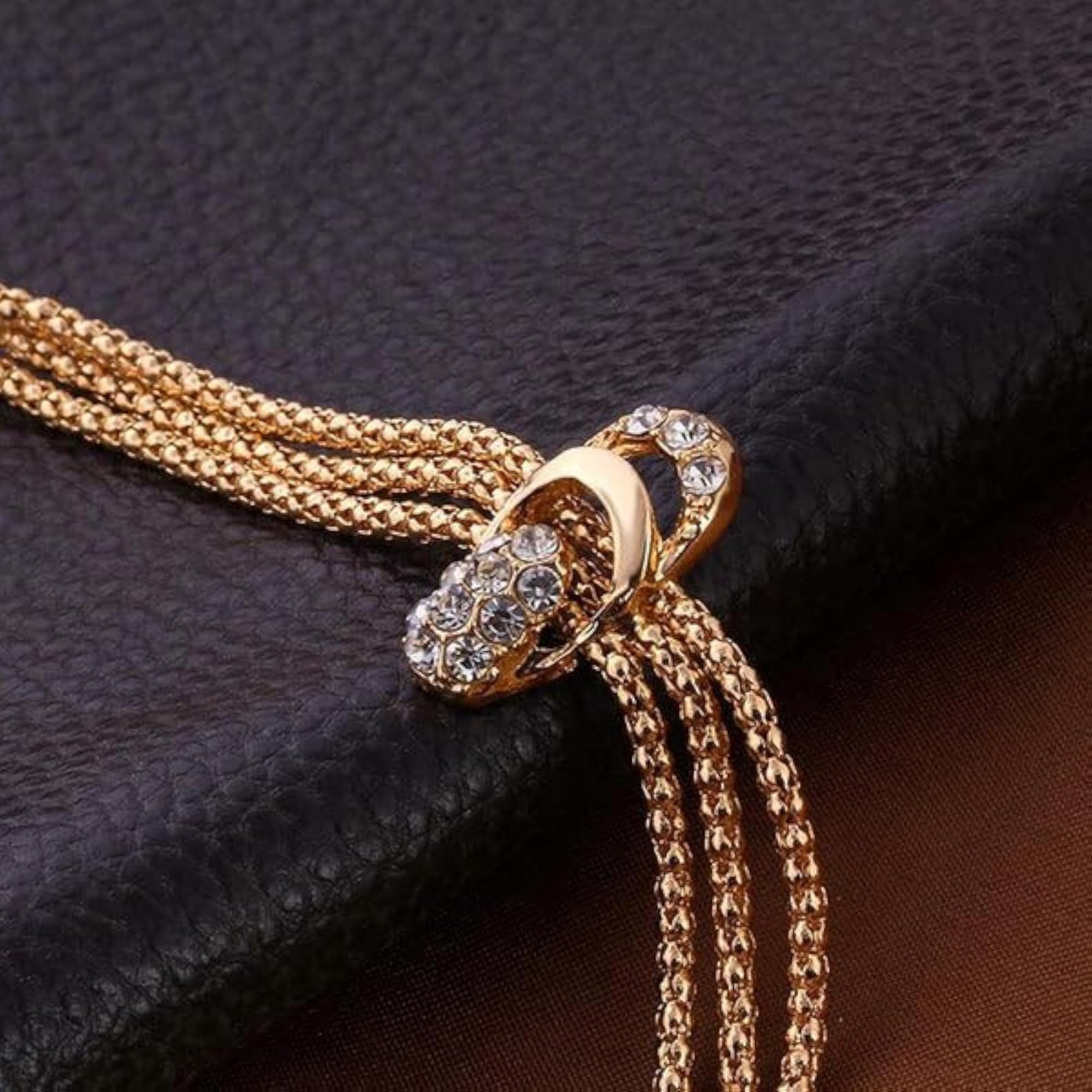 Luxury Gold-Plated Chain Design Statement Jewellery Set