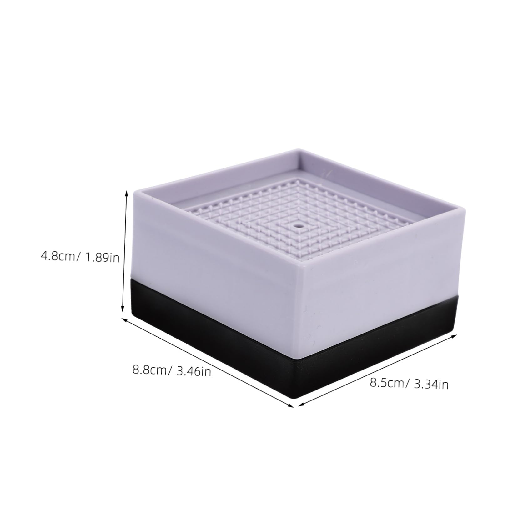 BESTYASH 4Pcs Heavy Duty Furniture Risers Non Slip Bed Lifters for Sofas Tables and Desks Increase Height by Sturdy Bed Risers for Enhanced Stability and Load Bearing