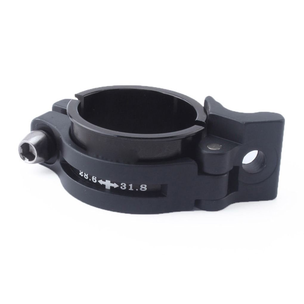 2 pezzi di ricambio per deragliatore anteriore per bicicletta, in lega di alluminio, da 28,6 mm a 31,8 mm, da 31,8 mm a 34,9 mm, leggero, ad alta resistenza