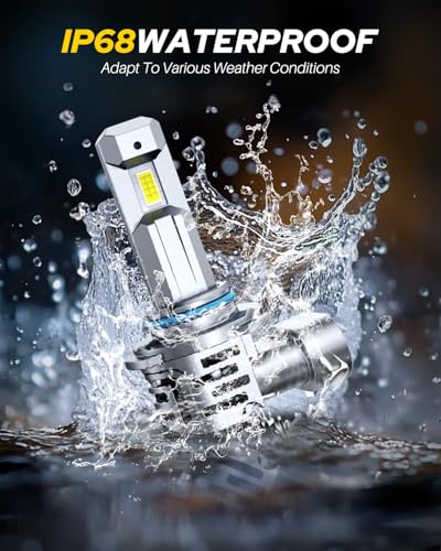 Image of AUTOONE 2026 Upgraded 9005 9006 HB3 HB4 Fog Bulbs, 1000% Bright 100000 Lumens