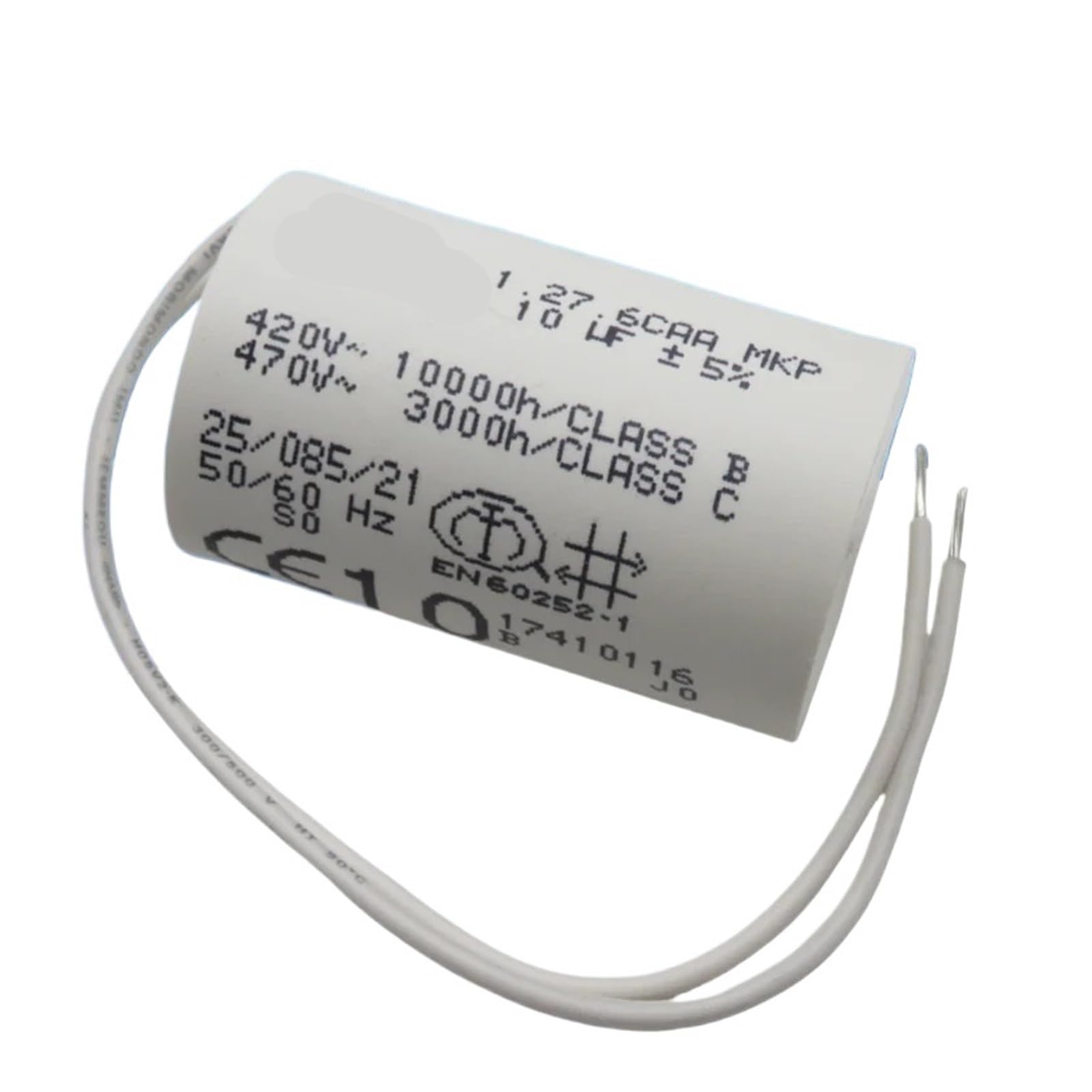 KSZHZYMGX 1PCS 10uF 1.27.6CAA capacitor
