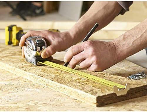 STANLEY FATMAX XTREME Tape Measure Metric/Imperial System 8M 32mm Wide with Chrome Case and Rubber Grip 5-33-891