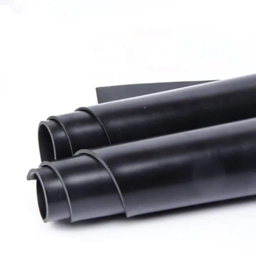 1 Stück Schwarze NBR-Nitrilkautschukdichtung, 500 X Mm (19,7 19, Zoll), 1–4 Dickes, Industriell Chemikalienbeständiges Blatt(5mm)