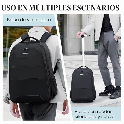 Mochila con ruedas Hivexagon de 81 cm, el equipaje informal y duradero para tus documentos 6