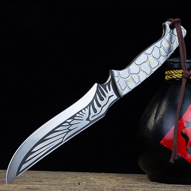 Miniatura 2 de Cuchillo de corte de carne de chef de 6 pulgadas, cuchillo de cocina 7Cr17MoV, mango de acero, cuchillo afilado para deshuesar, barbacoa, caza,