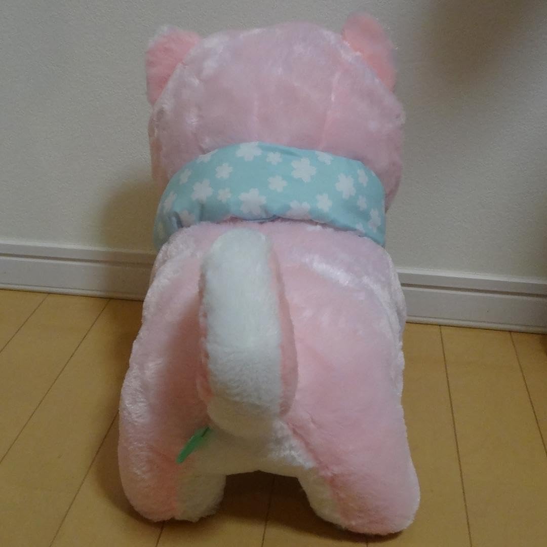 Amazon.co.jp: 豆しば三兄弟 ふんわり桜色 BIG ぬいぐるみ 豆太郎
