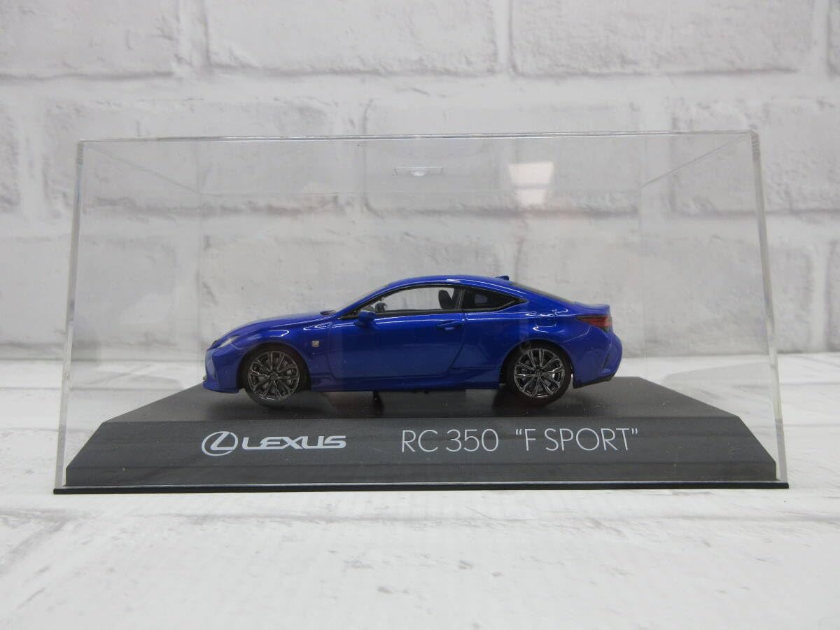 Amazon | ミニカー 1/43 レクサス RC350 Fスポーツ 後期 ヒートブルー
