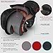 RDX MMA Gloves Noir, Maya Hide Leather, Ventilated Open D-Cut Palm, Padded Grappling Sparring Mitts, Cage Fighting Kickboxing Mixed Martial Arts Muay Thai Training, Punching Bag Pads Workout, Black