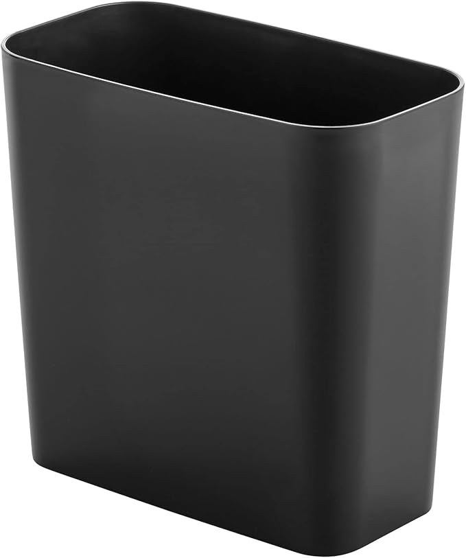 mDesign Waste Collector Bin Paper Basket for Bathroom, Office, and