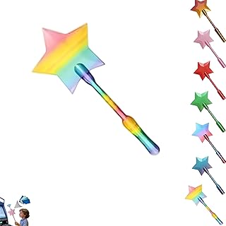 3D Printed credit card wand Tap to Pay, Fairy Wand Credit Card Holder, Star Magic Wand Card Retriever for ATM Gas Pump Parking Machine, Magic Wand Tap-to-Pay Card Holde (Rainbow 2)